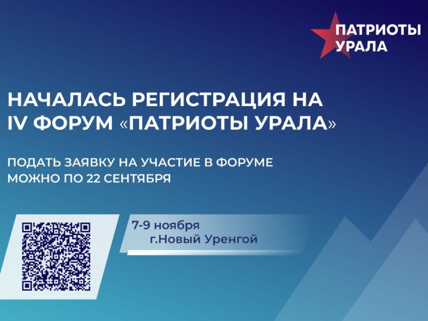 ​Открыта регистрация на IV форум «Патриоты Урала»